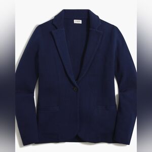 J. Crew Classic Navy Sweater Blazer
